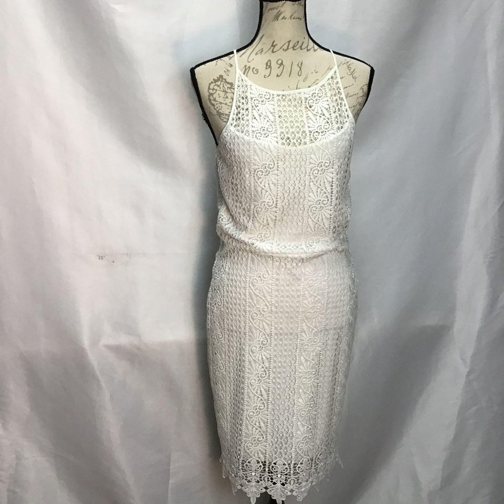 Rebecca B. Crochet Lace Dress